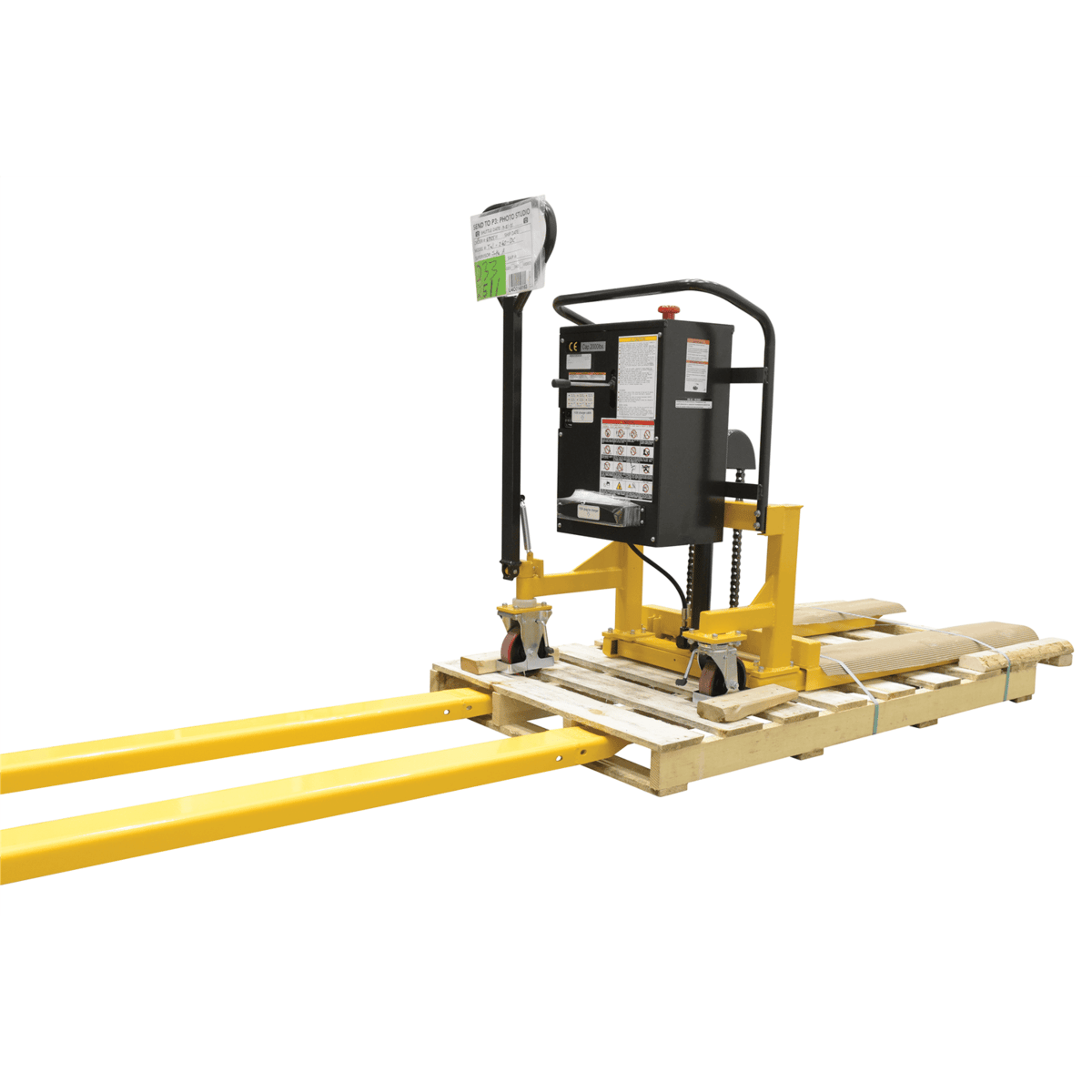 Vestil Fork Extensions 4 In. x 72 In. 4000 Lb. Capacity Black FE-4-72-BK