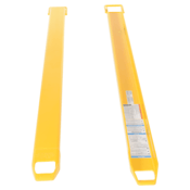 Vestil Fork Extensions 4 In. x 84 In. 4000 Lb. Capacity Yellow FE-4-84