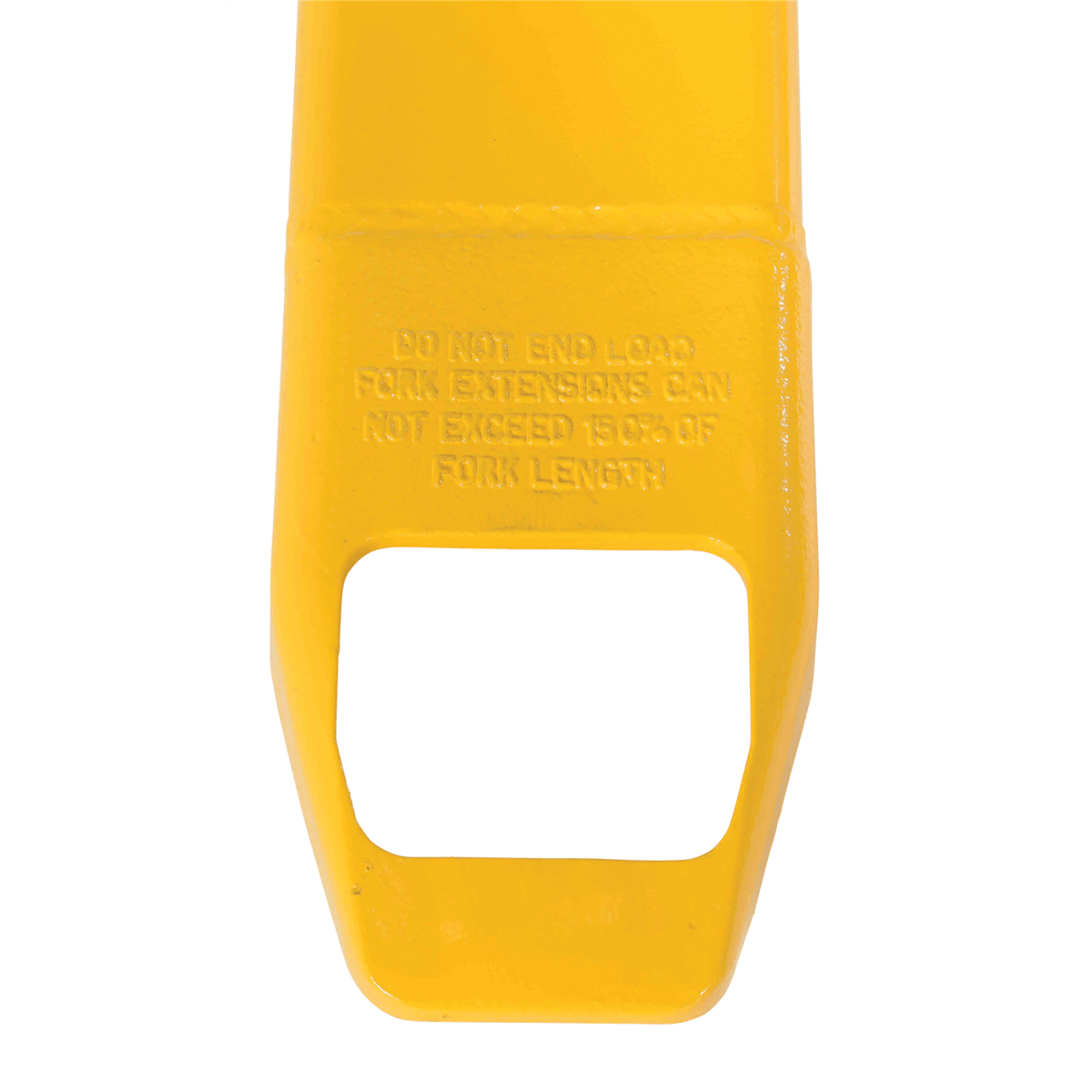 Vestil Fork Extensions 4 In. x 84 In. 4000 Lb. Capacity Yellow FE-4-84