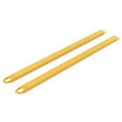 Vestil Fork Extensions 4 In. x 96 In. 4000 Lb. Capacity Yellow FE-4-96