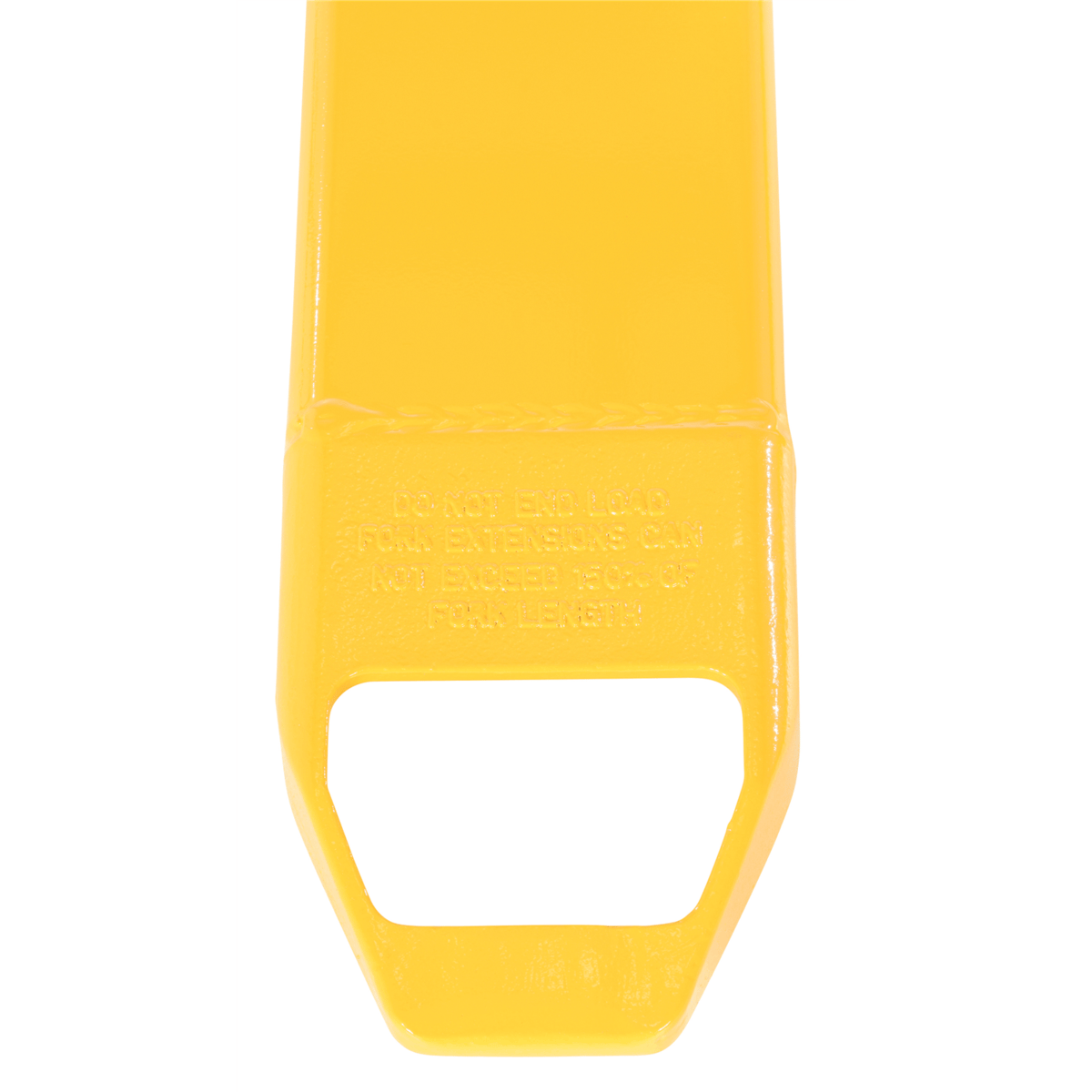 Vestil Fork Extensions 5 In. x 63 In. 5000 Lb. Capacity Yellow FE-5-63