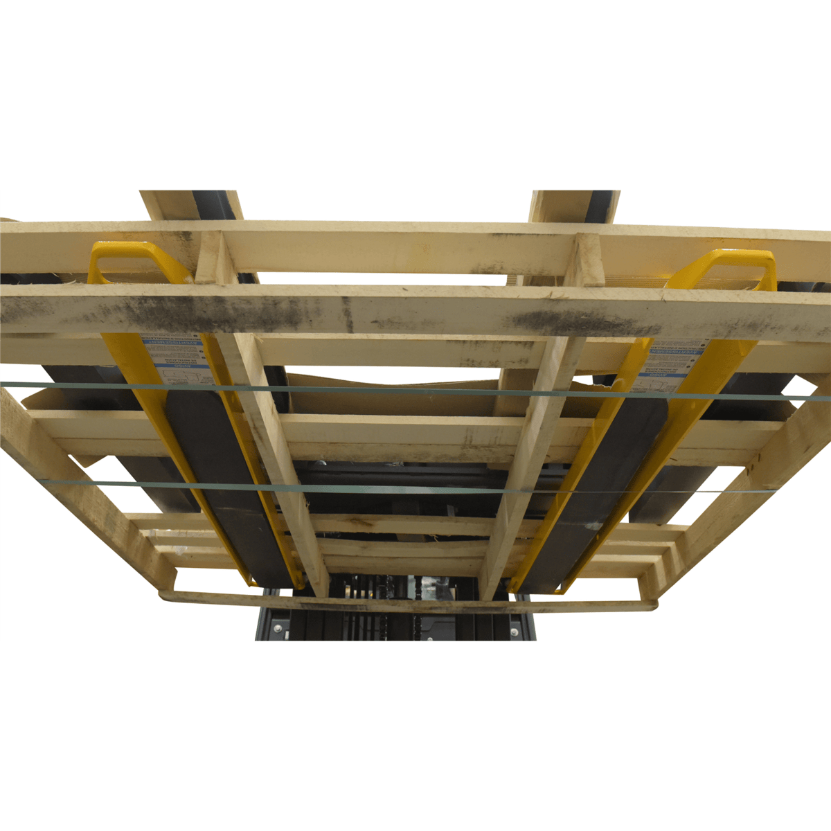 Vestil Fork Extensions 5 In. x 63 In. 5000 Lb. Capacity Yellow FE-5-63