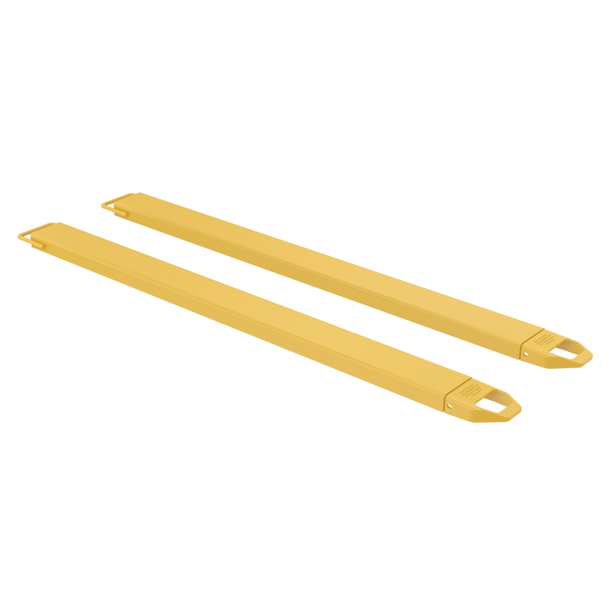 Vestil Fork Extensions 5 In. x 84 In. 5000 Lb. Capacity Yellow FE-5-84