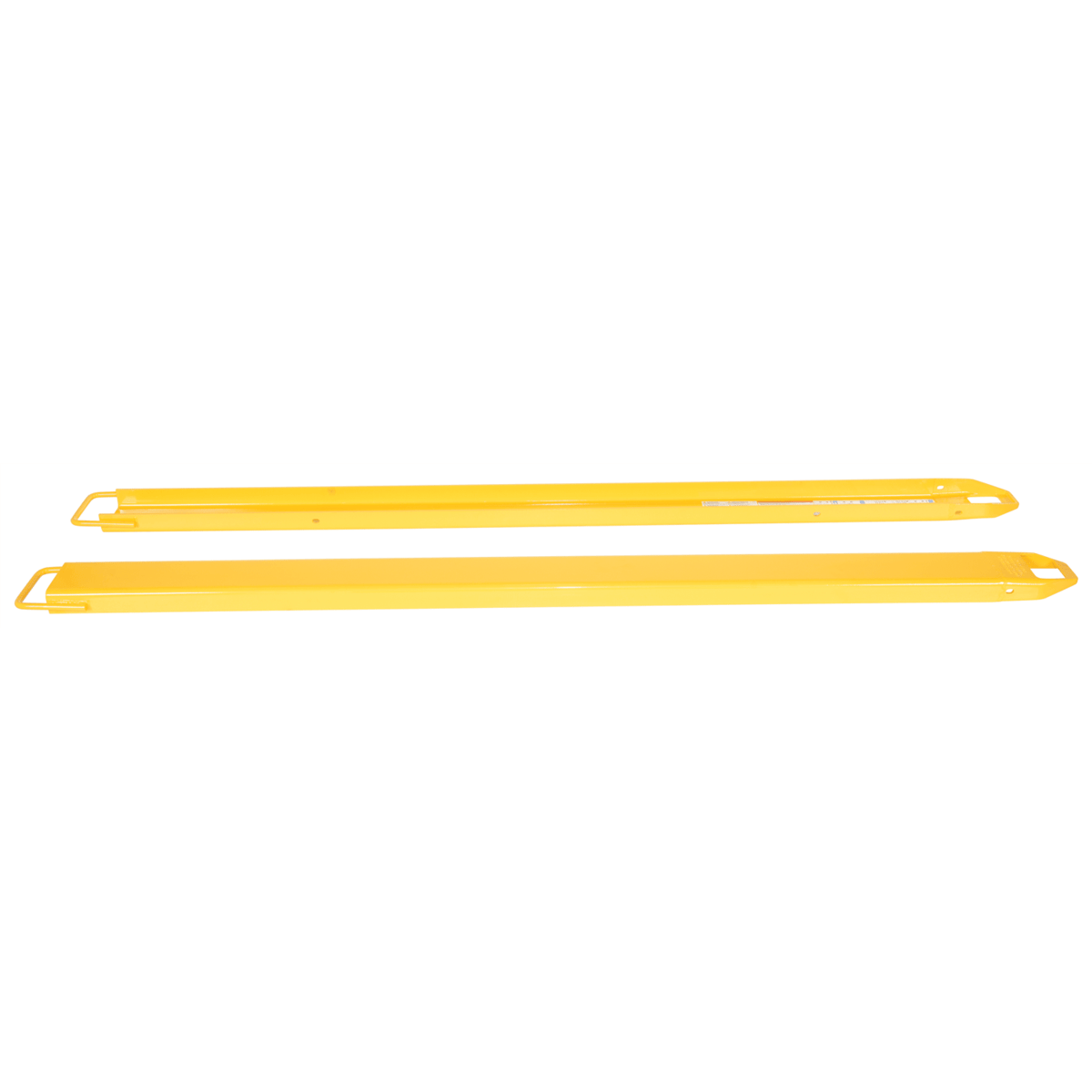 Vestil Fork Extensions 5 In. x 96 In. 5000 Lb. Capacity Yellow FE-5-96