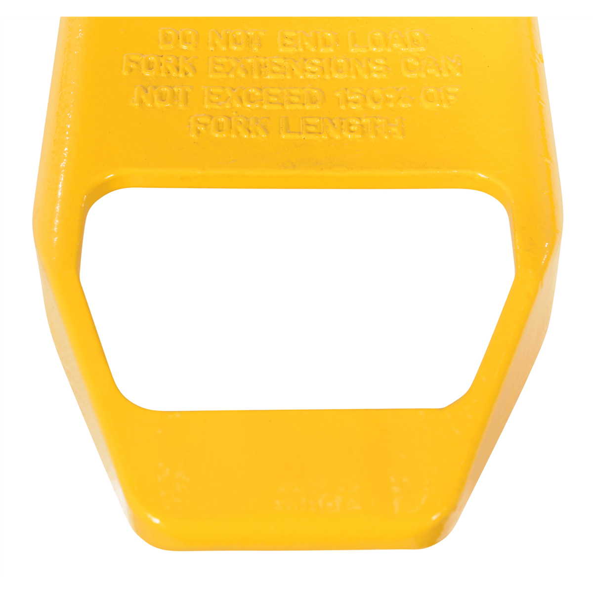 Vestil Fork Extensions 5 In. x 96 In. 5000 Lb. Capacity Yellow FE-5-96