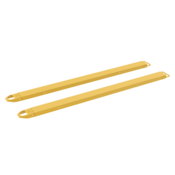 Vestil Fork Extensions 6 In. x 96 In. 6000 Lb. Capacity Yellow FE-6-96