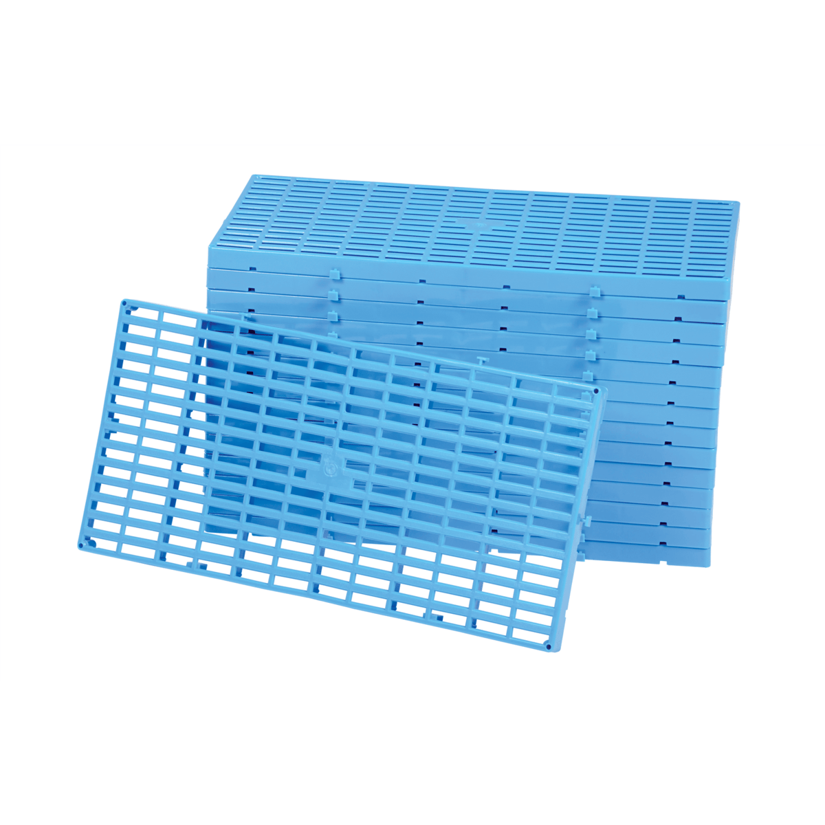 Vestil Plastic Floor Grid 15 Pack 1100 Lb. Capacity Blue F-GRID