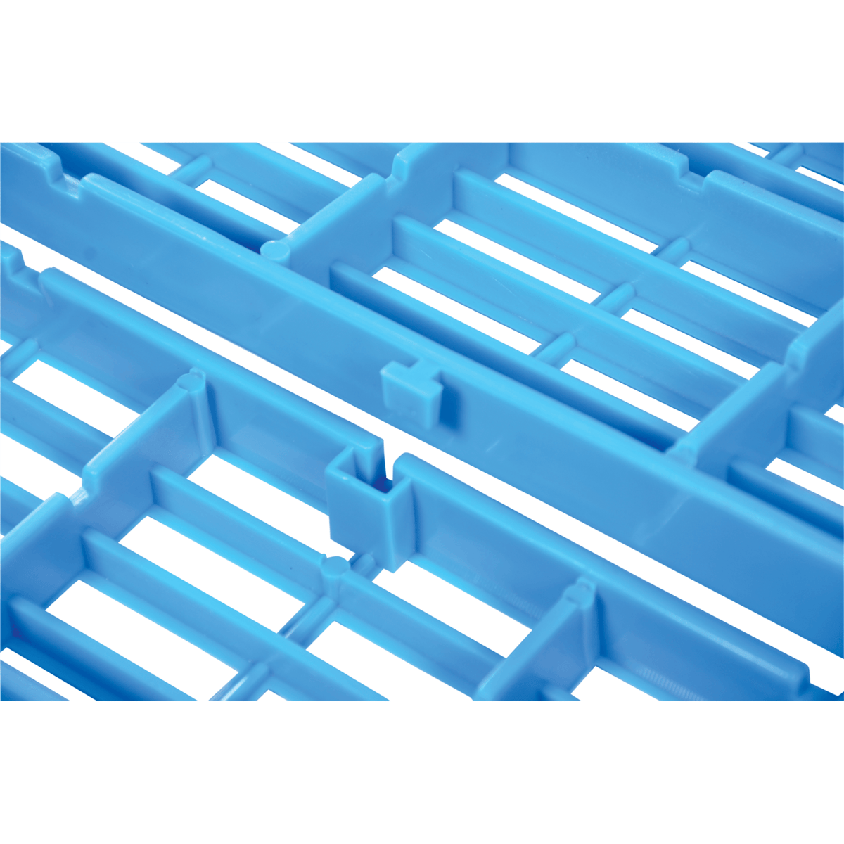 Vestil Plastic Floor Grid 15 Pack 1100 Lb. Capacity Blue F-GRID