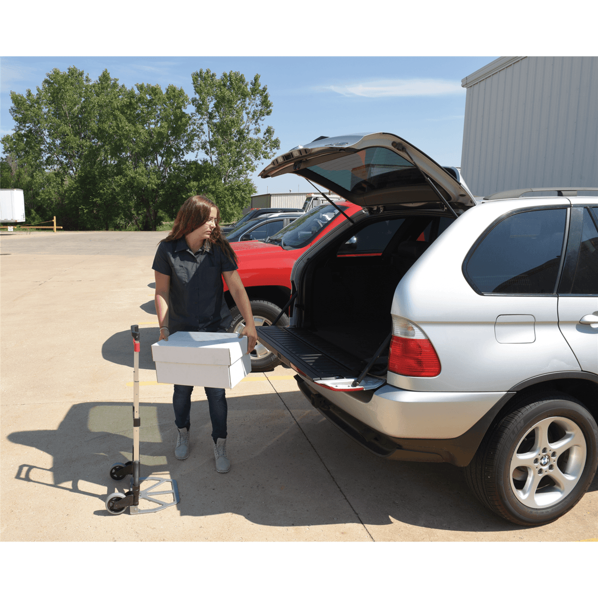Vestil Aluminum Foldaway Hand Truck 150 Lb. Capacity Silver FHC-150
