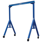 Vestil Steel Fixed Gantry Crane 10 Ft. 4000 Lb. Capacity Blue FHS-4-10