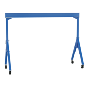 Vestil Steel Fixed Gantry Crane 15 Ft. 6000 Lb. Capacity Blue FHS-6-15