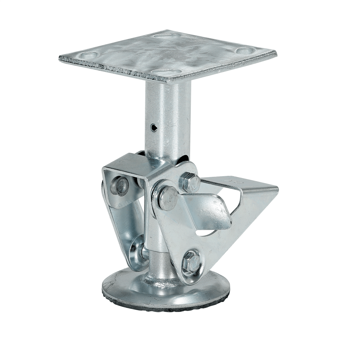Vestil Top Mount Floor Lock 6.875 In. to 7.5 In. Silver FL-LK-6EM