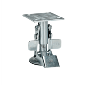 Vestil Steel Top Mount Floor Lock 4.875 In. to 5.875 In. Silver FL-LK-4E