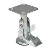 Vestil Steel Top Mount Floor Lock 6 In. to 7 In. Silver FL-LK-5EG