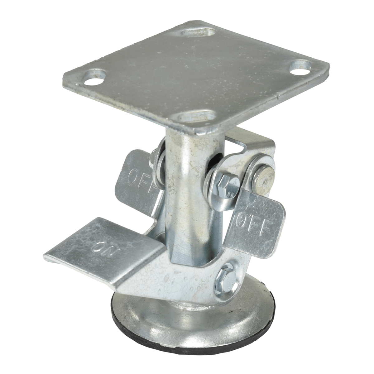 Vestil Steel Top Mount Floor Lock 6 In. to 7 In. Silver FL-LK-5EG