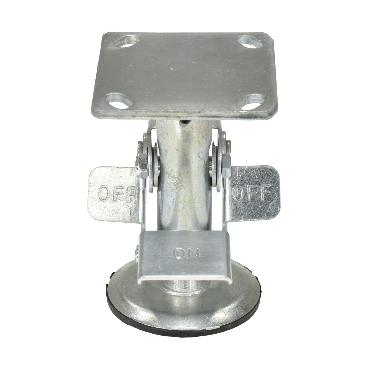 Vestil Steel Top Mount Floor Lock 6 In. to 7 In. Silver FL-LK-5EG