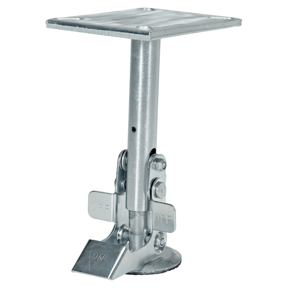 Vestil Steel Floor Lock 9.625 In. to 10.5 In. Silver FL-LK-8EH