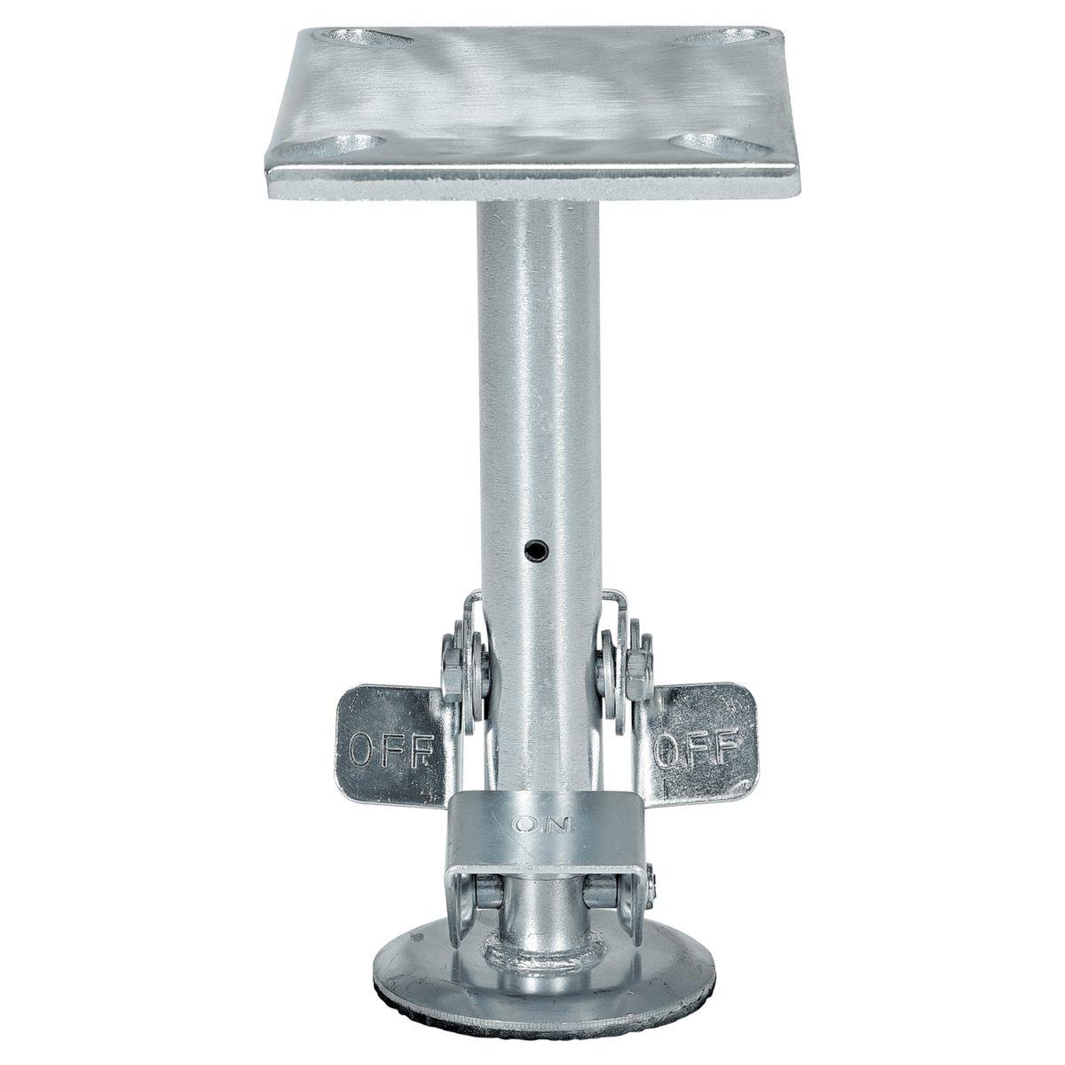 Vestil Steel Floor Lock 9.625 In. to 10.5 In. Silver FL-LK-8EH
