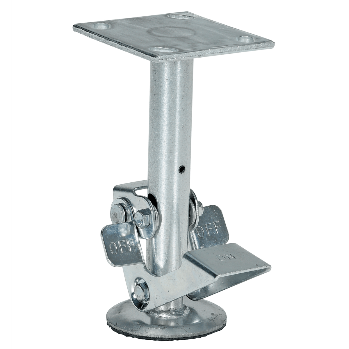 Vestil Steel Floor Lock 9.5 In. to 8.75 In. Silver FL-LK-8EL
