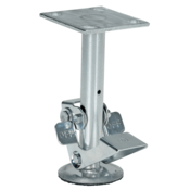 Vestil Steel Floor Lock 9.5 In. to 8.75 In. Silver FL-LK-8EL
