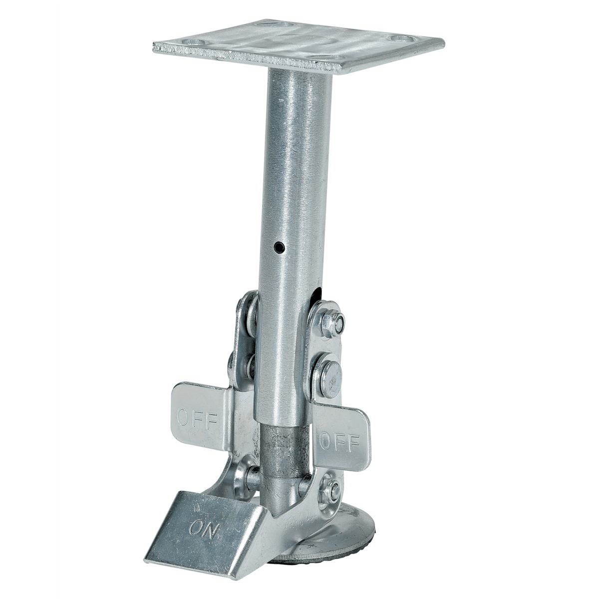 Vestil Steel Floor Lock 9.5 In. to 8.75 In. Silver FL-LK-8EL