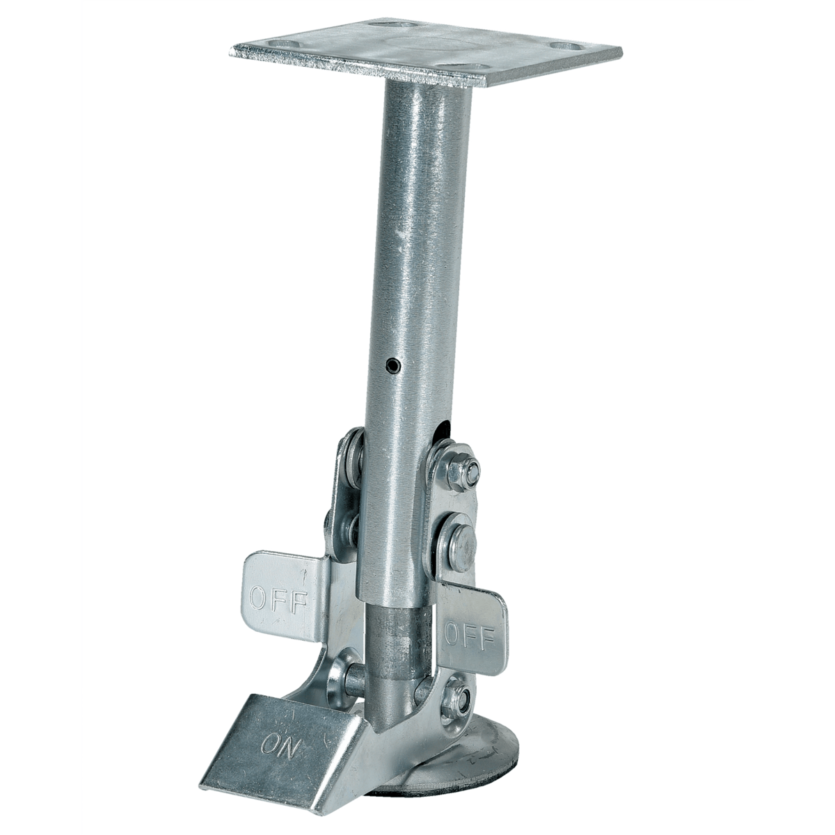 Vestil Steel Floor Lock 9.5 In. to 10.125 In. Silver FL-LK-8EM