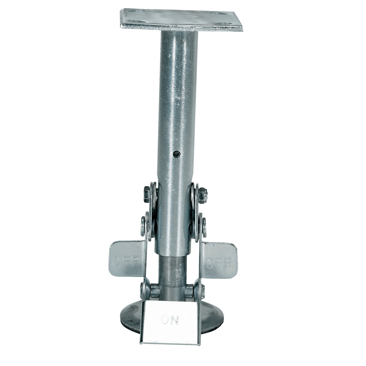 Vestil Steel Floor Lock 9.5 In. to 10.125 In. Silver FL-LK-8EM