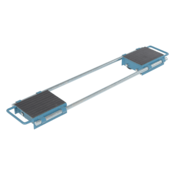 Vestil Adjustable Machinery Skates 10-1/2 In. x 12-13/16 In. x 4-3/8 In. 6 Ton Capacity Blue ASKT-6