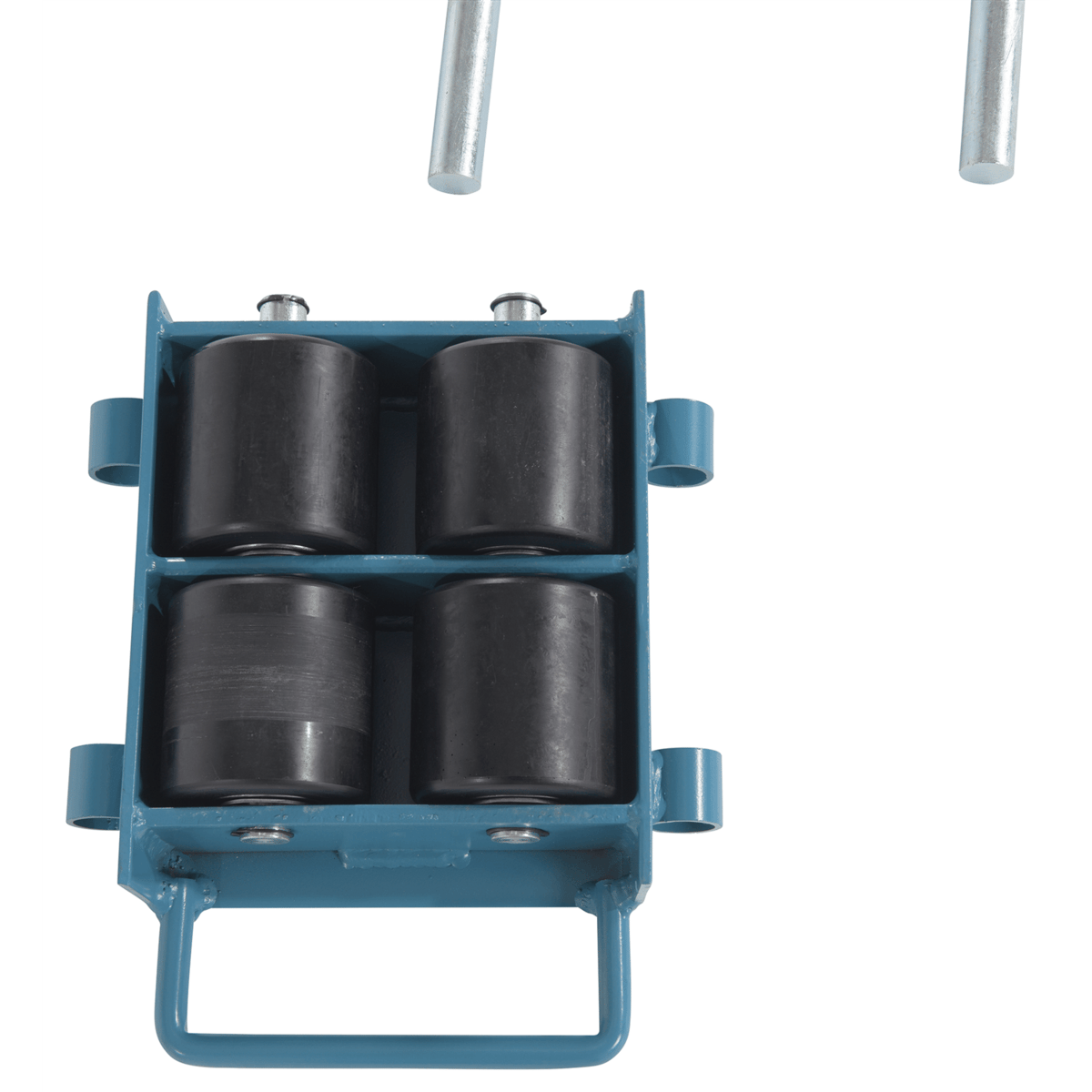 Vestil Adjustable Machinery Skates 10-1/2 In. x 12-13/16 In. x 4-3/8 In. 6 Ton Capacity Blue ASKT-6