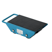 Vestil Steel Fixed Machinery Skates 15-3/4 In. x 8 In. x 3-3/4 In. 6000 Lb. Capacity Blue FMS-3