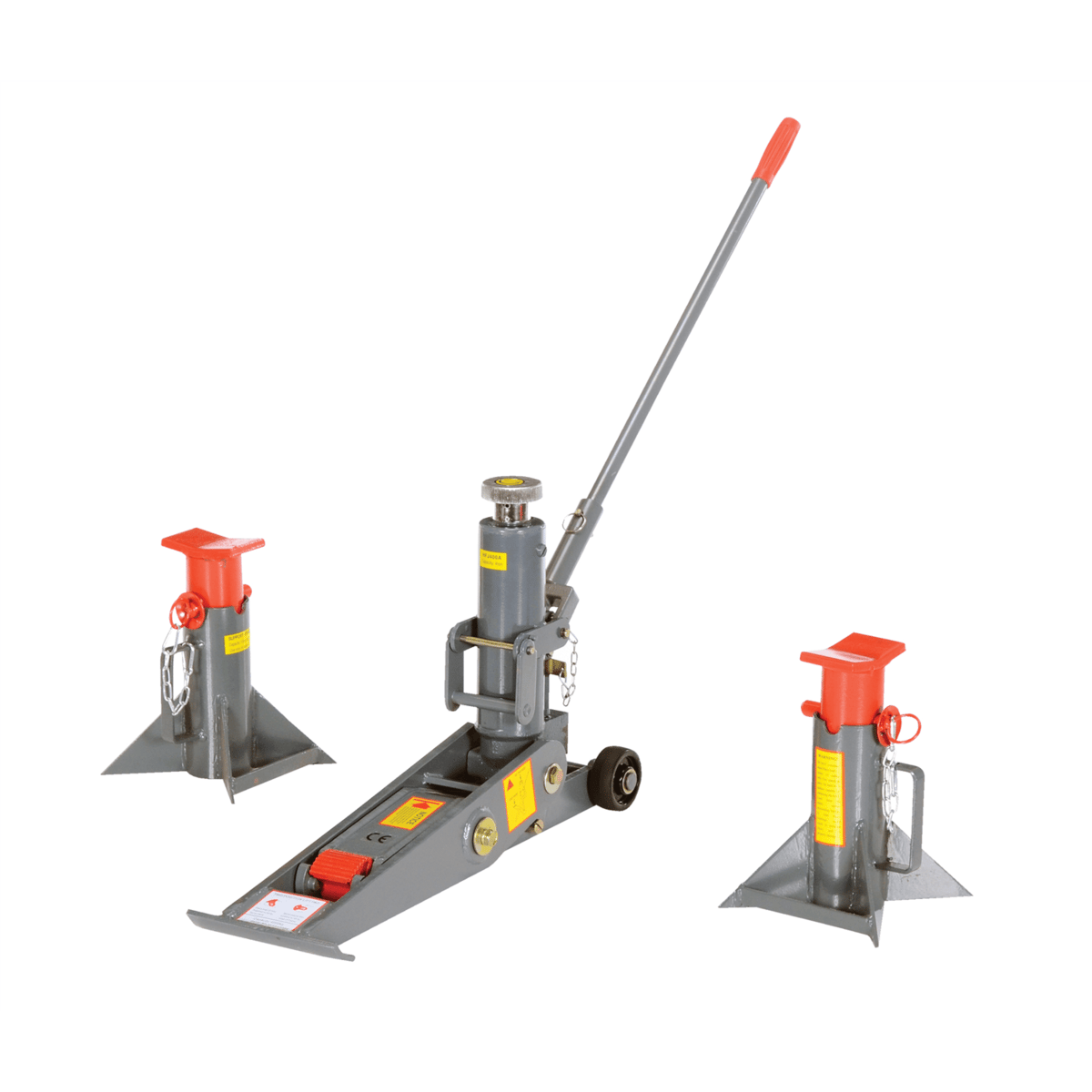 Vestil Steel Manual Hydraulic Fork Truck Jack 43-1/4 In. x 7-7/8 In. x 36 In. 8000 Lb. Yellow FORK-J