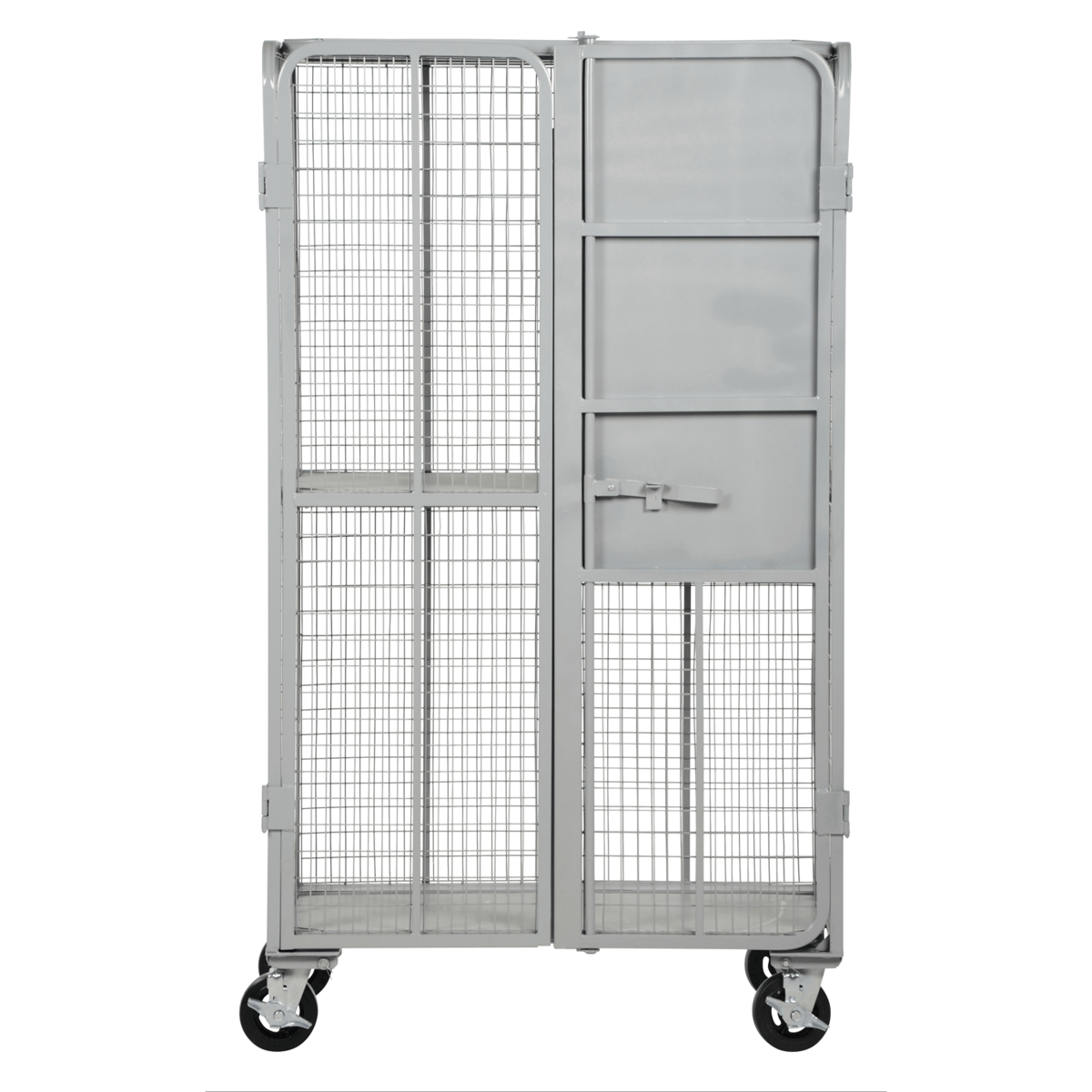 Vestil Steel Folding Security Truck 27 In. x 44 In. 2000 Lb. Capacity Silver FST-2744-2