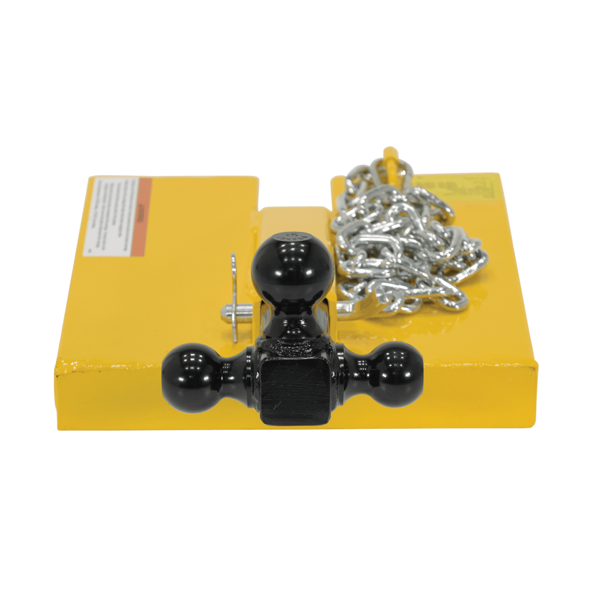 Vestil Steel Fork Lift Hitch Attachment 20-9/16 In. x 14-1/2 In. x 8-1/16 In. 1500 Lb. Yellow FTTM-2