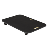 Vestil Fiber Wood Dolly with Rubber Casters 45In x 45In x 39In 24In x 36In 600 Lb. Black FWD-2436-3R
