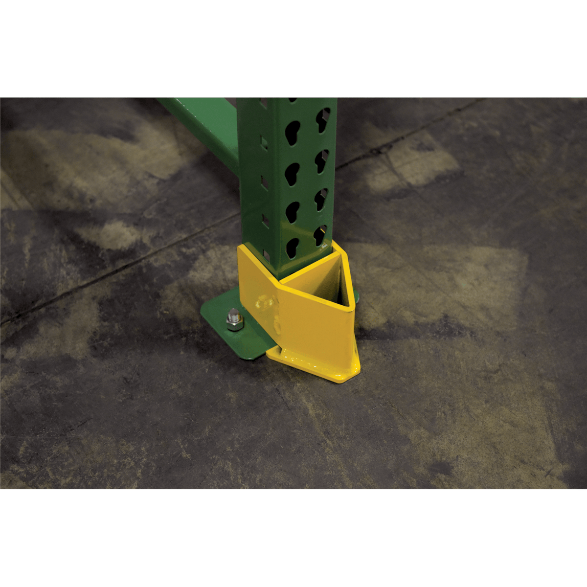 Vestil Steel Upright Rack Guard 7 In. x 5 In. x 5 In. Yellow G3-V4-YL