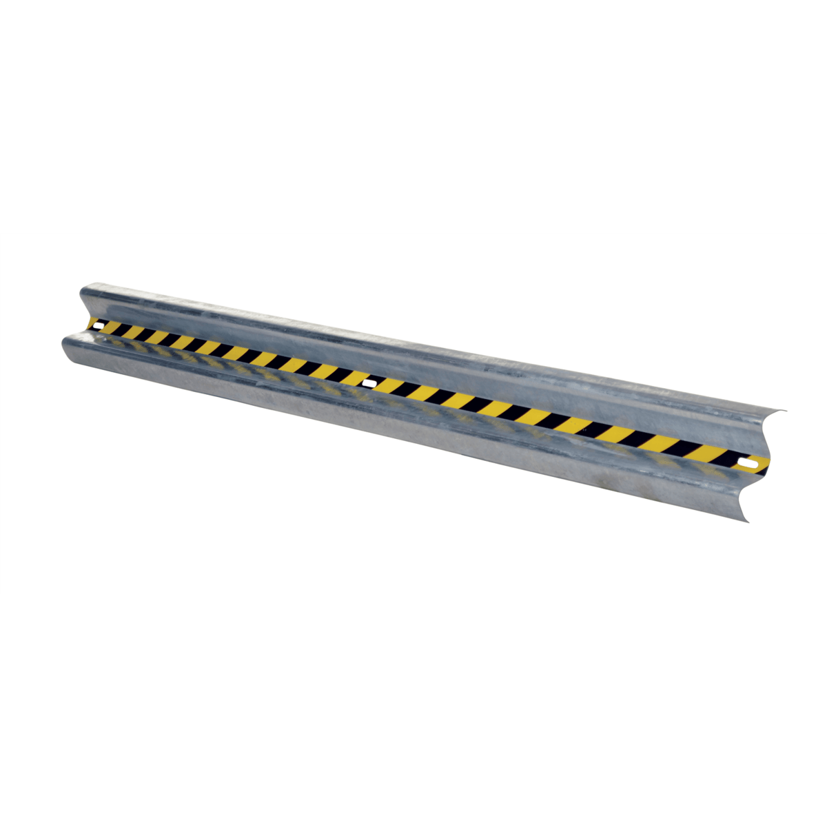 Vestil Steel Straight Guard Rail 10 Ft. Galvanized GR-H2R-BO-10-HDG
