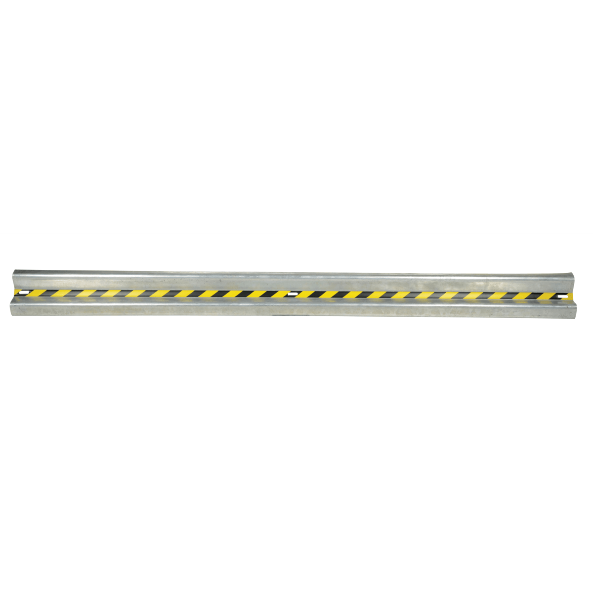 Vestil Steel Straight Guard Rail 12 Ft. Galvanized GR-H2R-BO-12-HDG