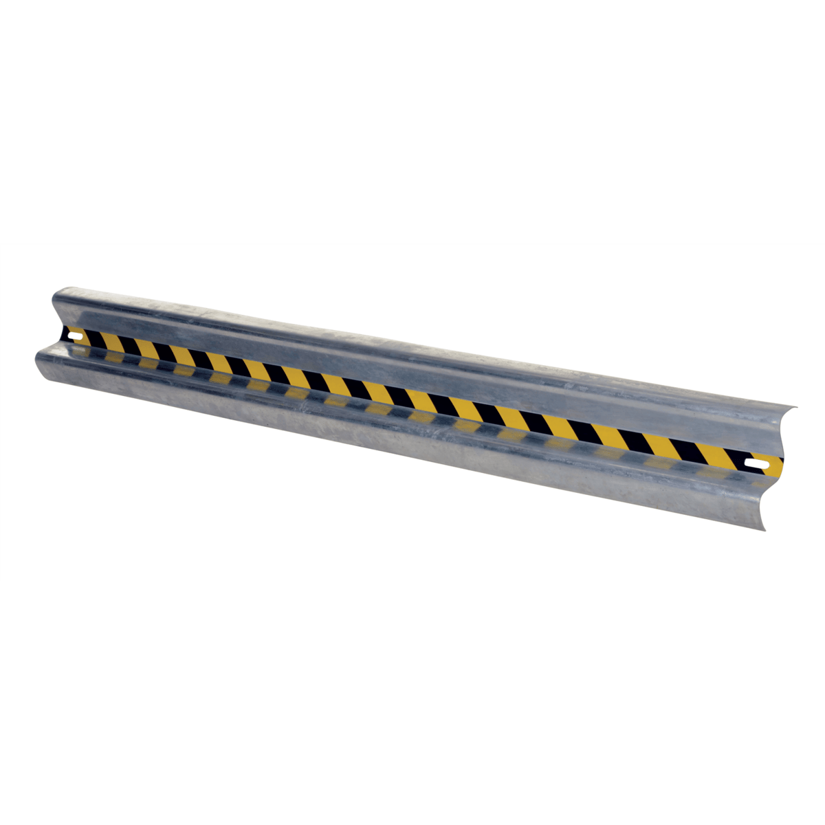 Vestil Steel Straight Guard Rail 8 Ft. Galvanized GR-H2R-BO-8-HDG