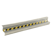 Vestil Steel Straight Guard Rail 5 Ft. Galvanized GR-H2R-BO-5-HDG