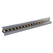 Vestil Steel Straight Guard Rail 7 Ft. Galvanized GR-H2R-BO-7-HDG