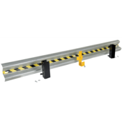 Vestil Steel Drop In Guard Rail 11 Ft. Galvanized GR-H2R-DI-11-HDG