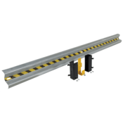 Vestil Steel Drop In Guard Rail 12 Ft. Galvanized GR-H2R-DI-12-HDG