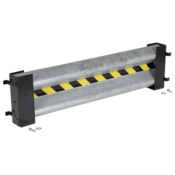 Vestil Steel Drop In Guard Rail 3 Ft. Galvanized GR-H2R-DI-3-HDG