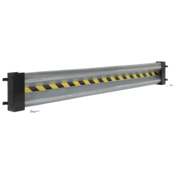 Vestil Steel Drop In Guard Rail 7 Ft. Galvanized GR-H2R-DI-7-HDG