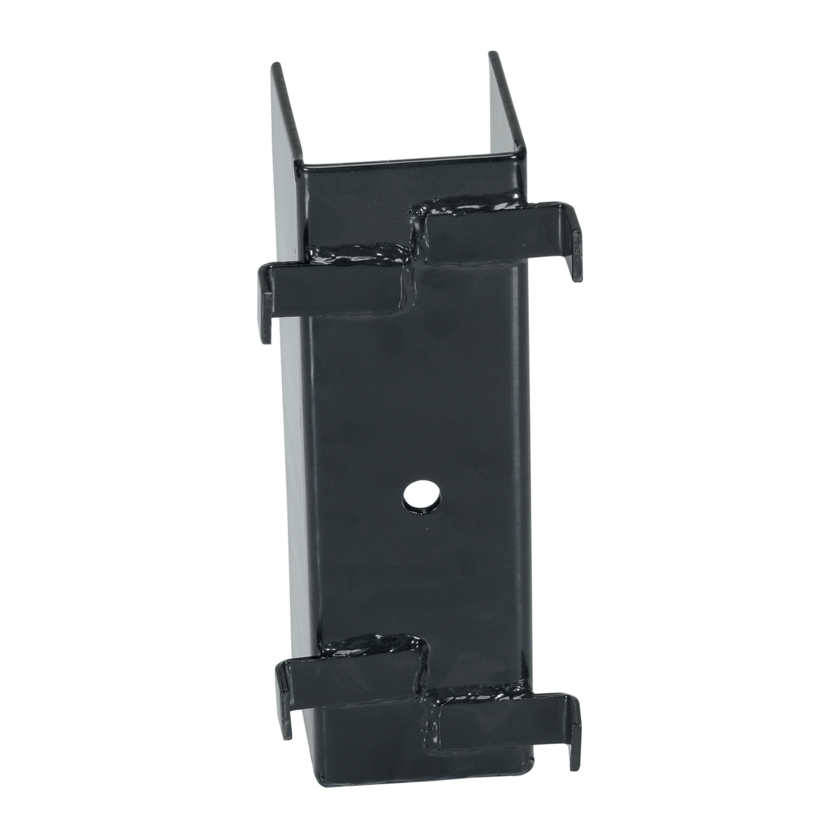Vestil Steel U-Bracket For Drop In Guard Rail System Black GR-H2R-BKT-DI-BK