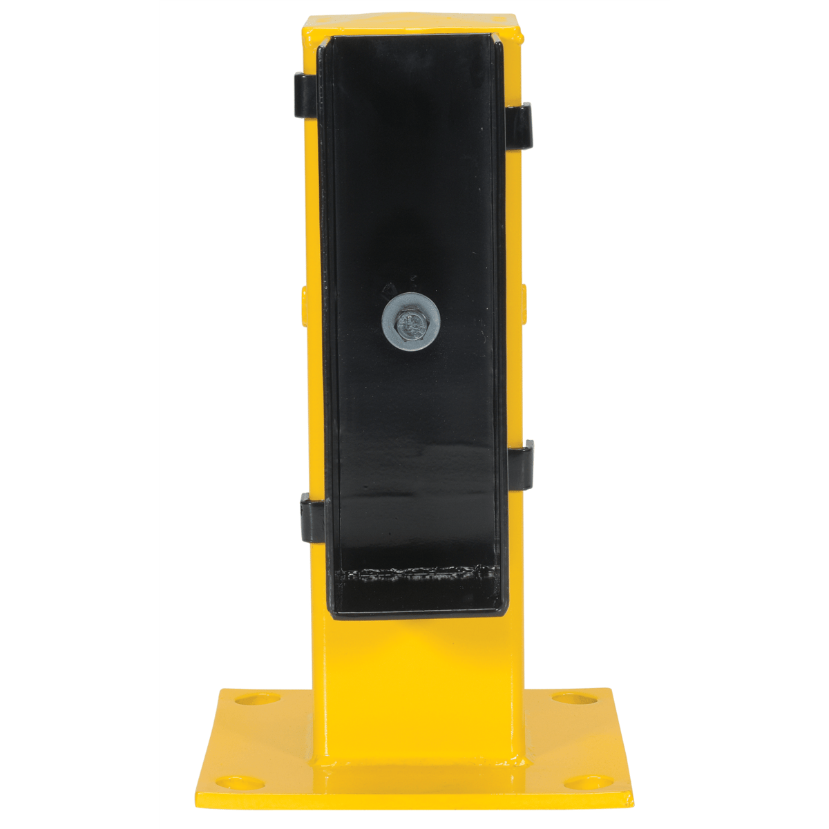 Vestil Steel U-Bracket For Drop In Guard Rail System Black GR-H2R-BKT-DI-BK