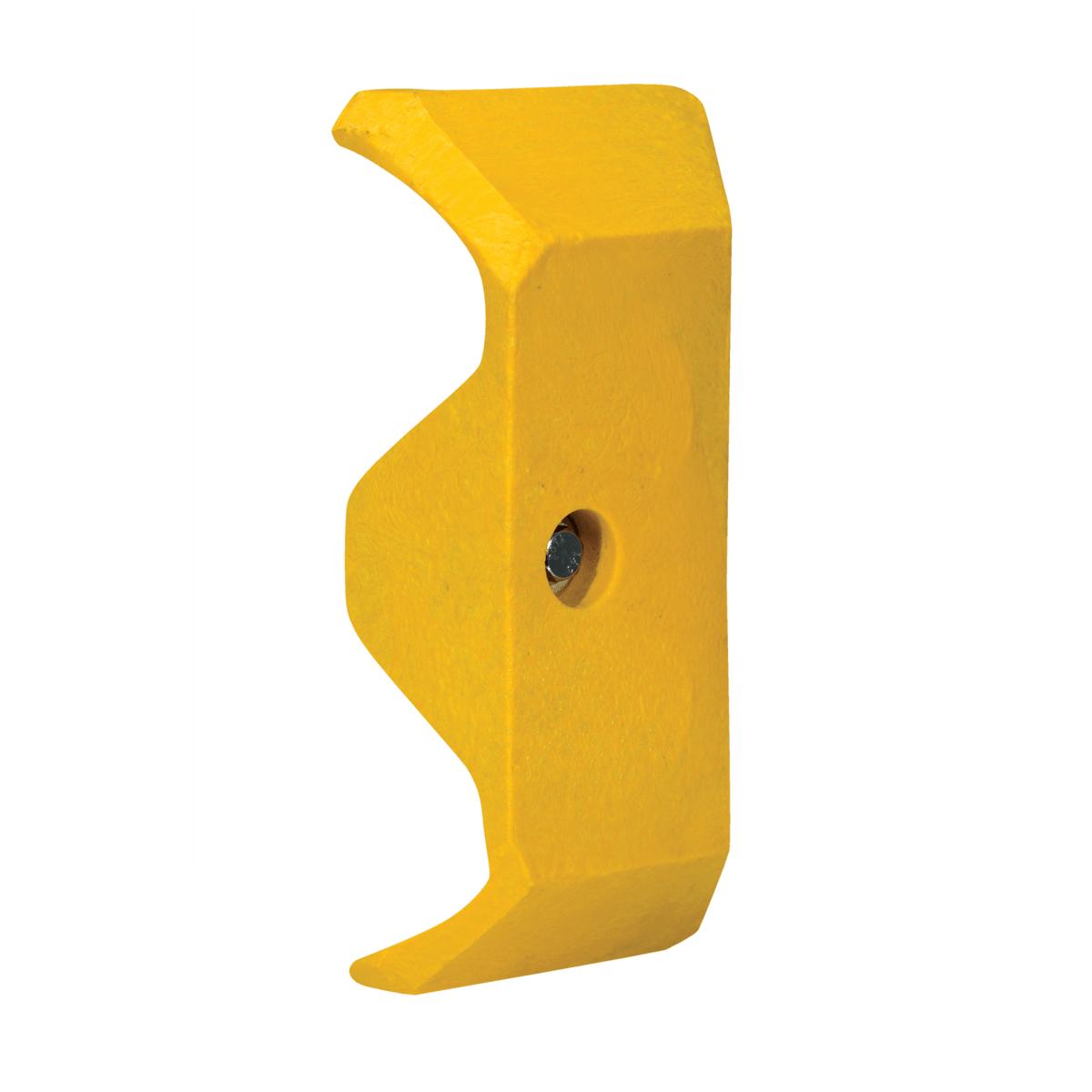 Vestil Plastic End Cap For Guard Rail System Yellow GR-H2R-CAP