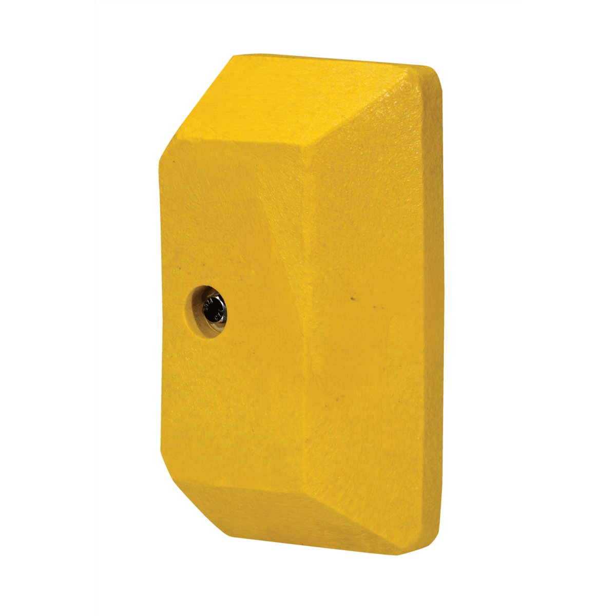 Vestil Plastic End Cap For Guard Rail System Yellow GR-H2R-CAP