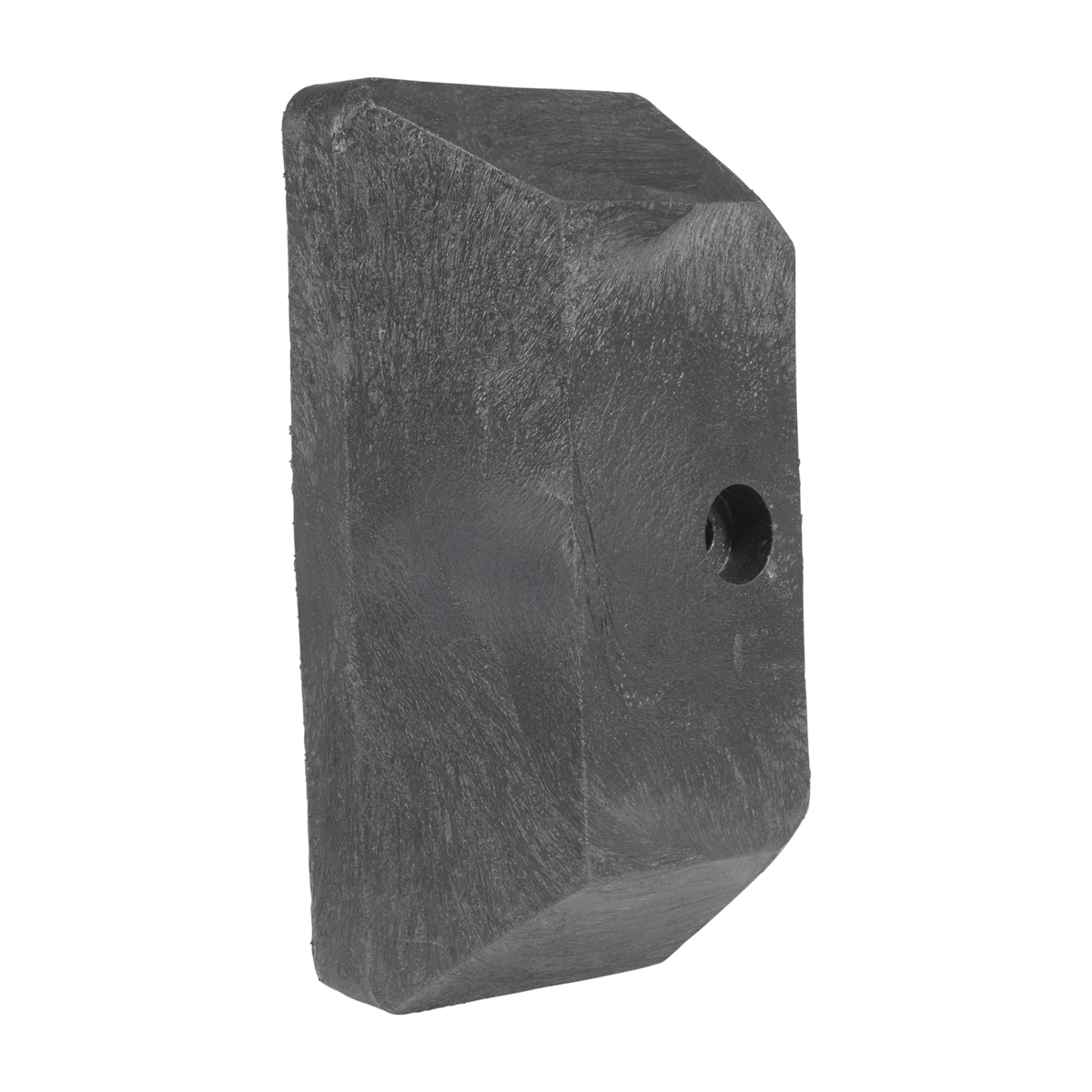 Vestil Plastic End Cap For Guard Rail System Black GR-H2R-CAP-BK