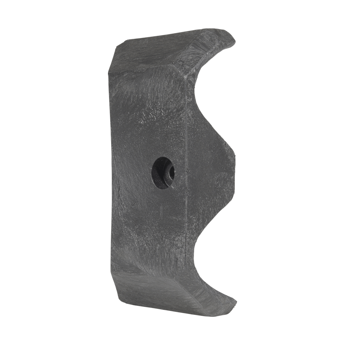 Vestil Plastic End Cap For Guard Rail System Black GR-H2R-CAP-BK